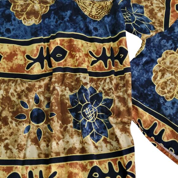 Polynesian Tribal Tiki Top& Maxi Skirt XL Twin Set - Picture 8 of 10